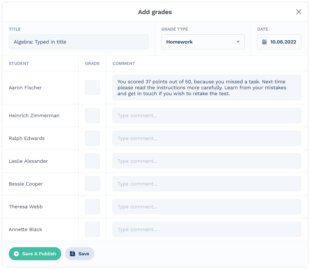 Schoolify's LMS for Teachers