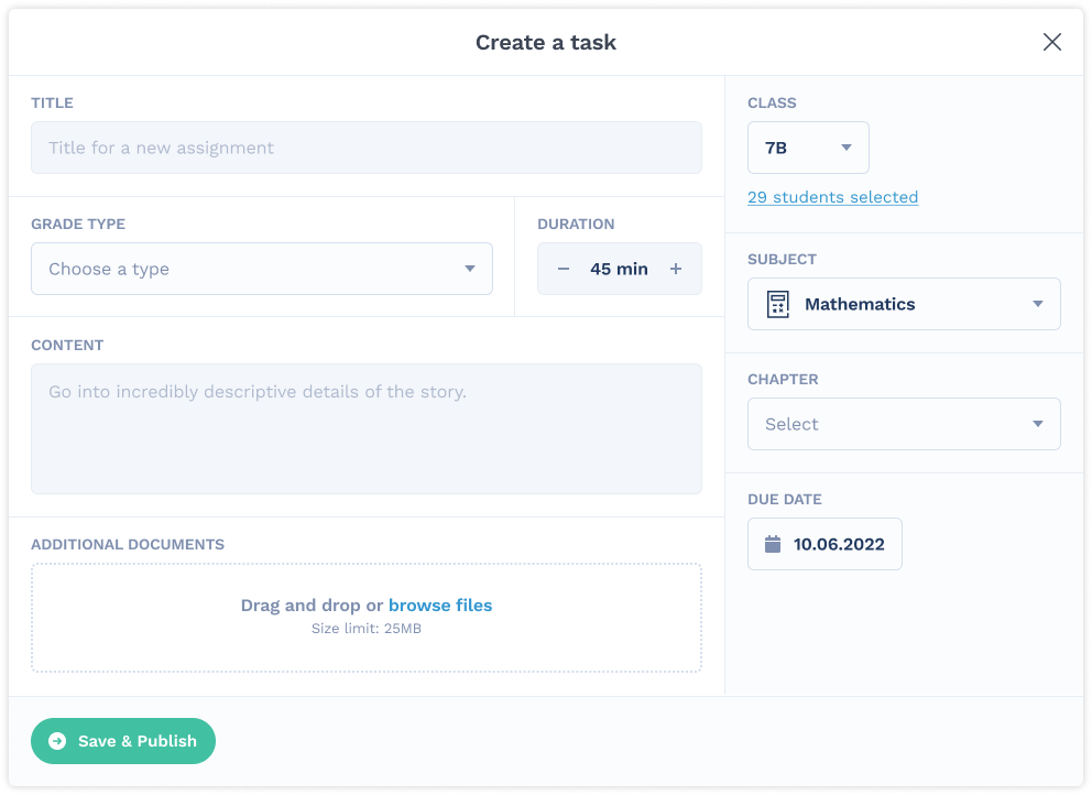 Schoolify's LMS for Teachers